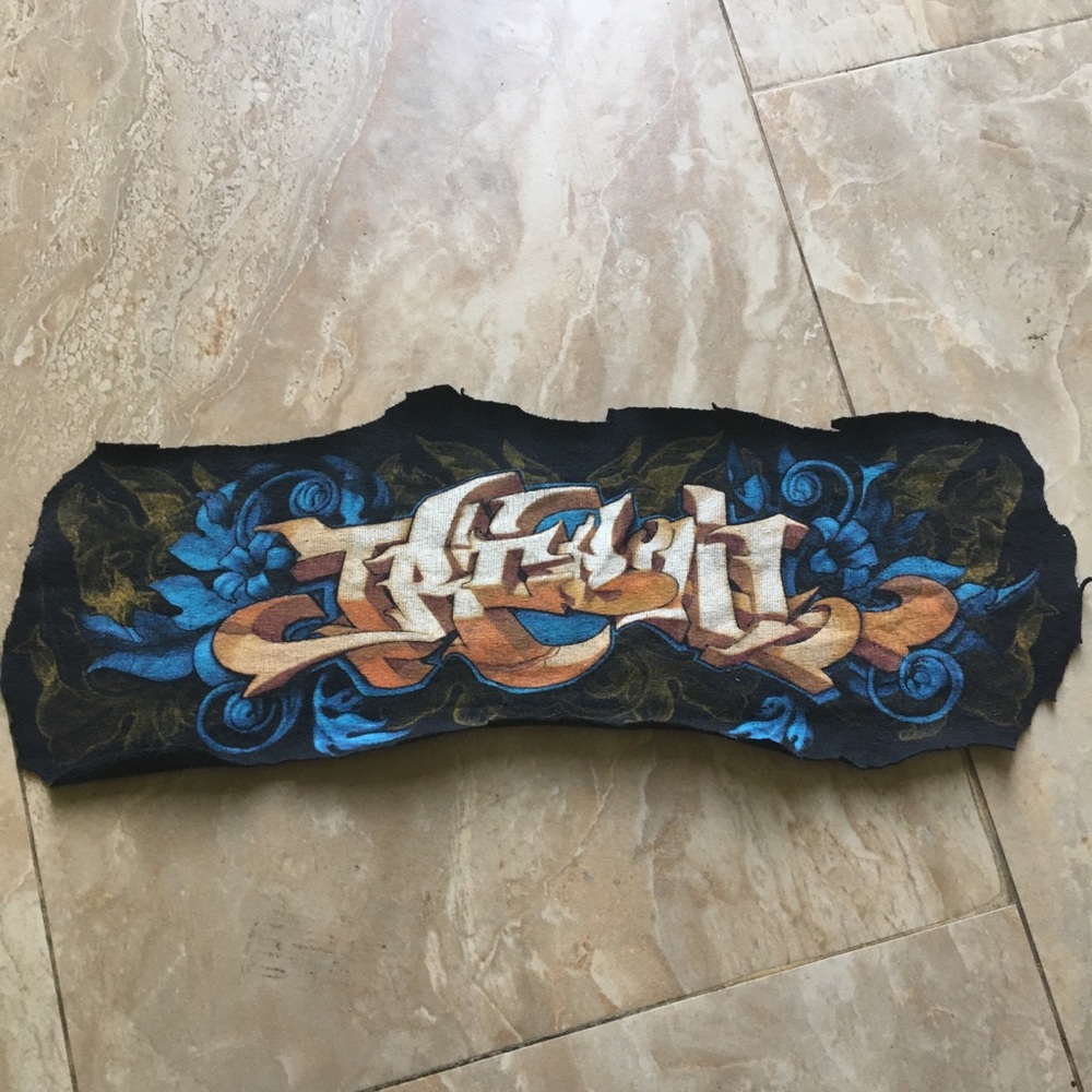 Tribal Gear Graffiti Cut T Shirt Patch